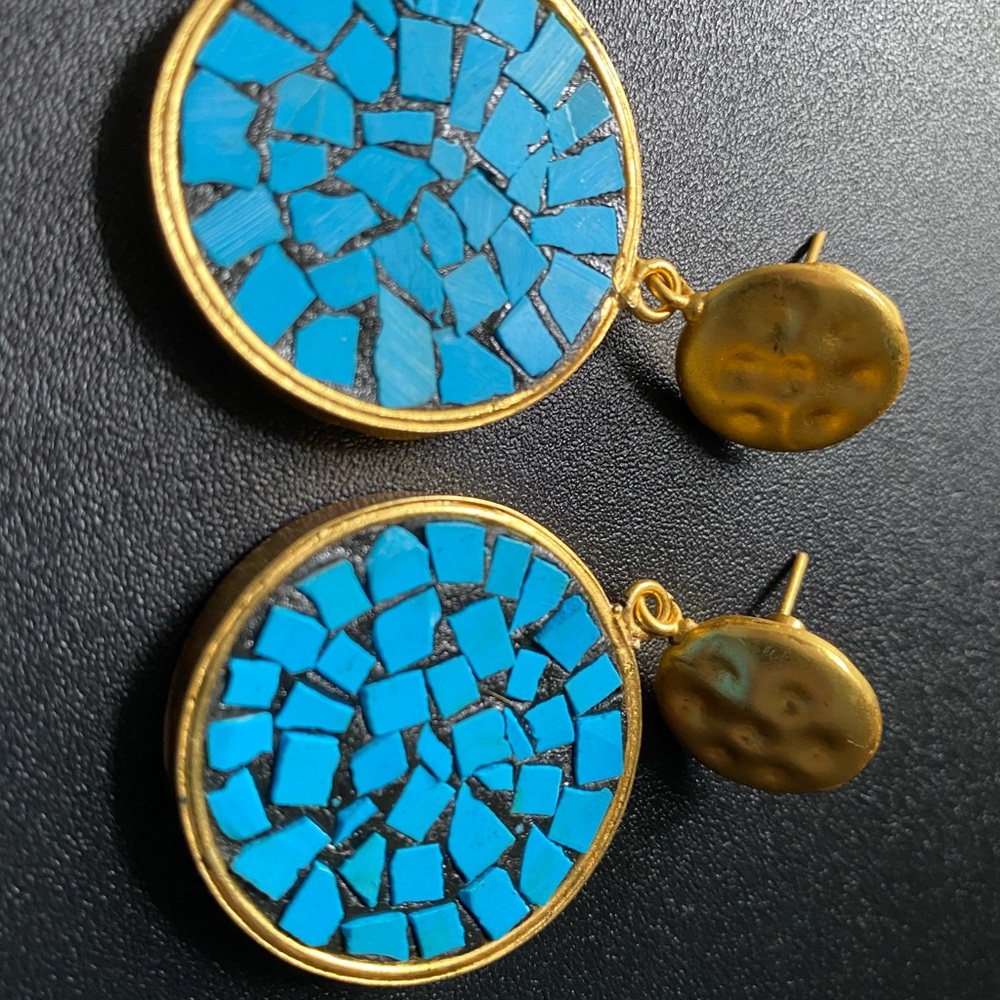 Turquoise earrings - Picture 7 of 8